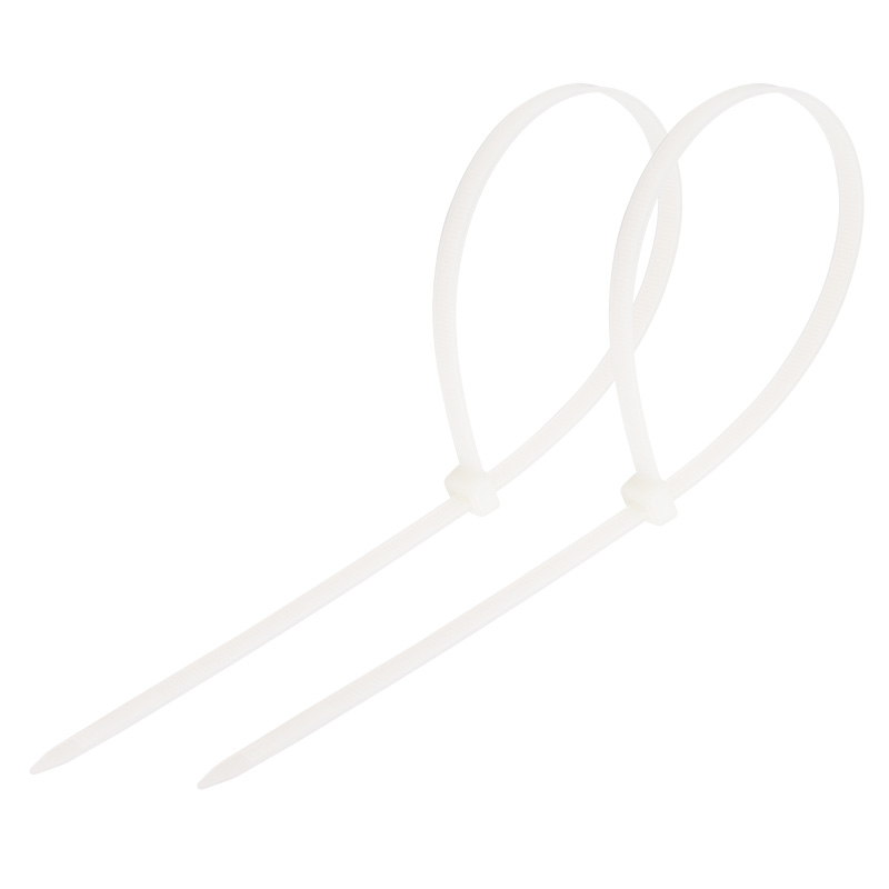 Хомуты нейлон 7,6 х 500 мм (набор 100 шт.), белые (1/5/25) "rexant" 07-0502