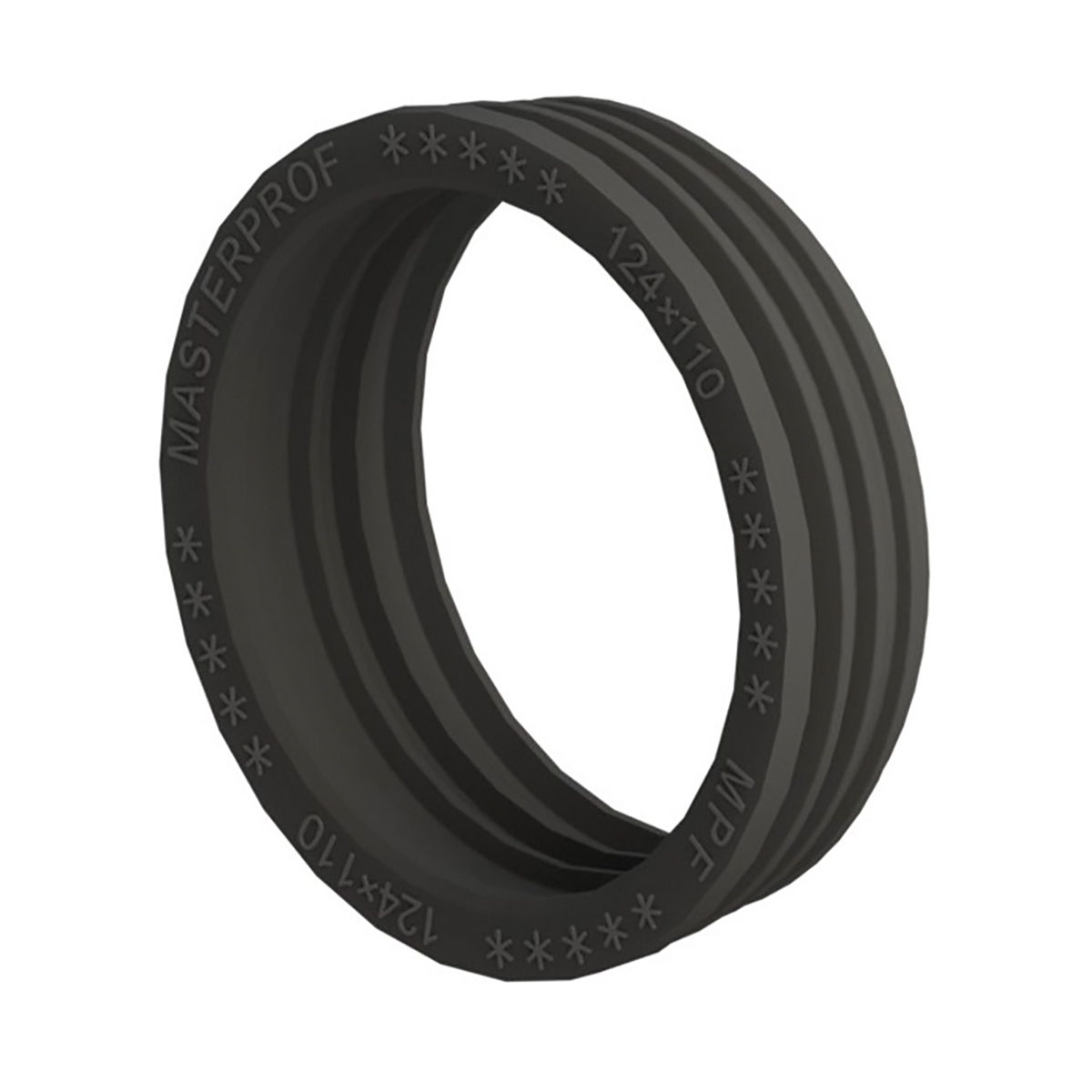 Манжета для канализации d=124 х 110 мм (черная) (1/50) "masterprof"