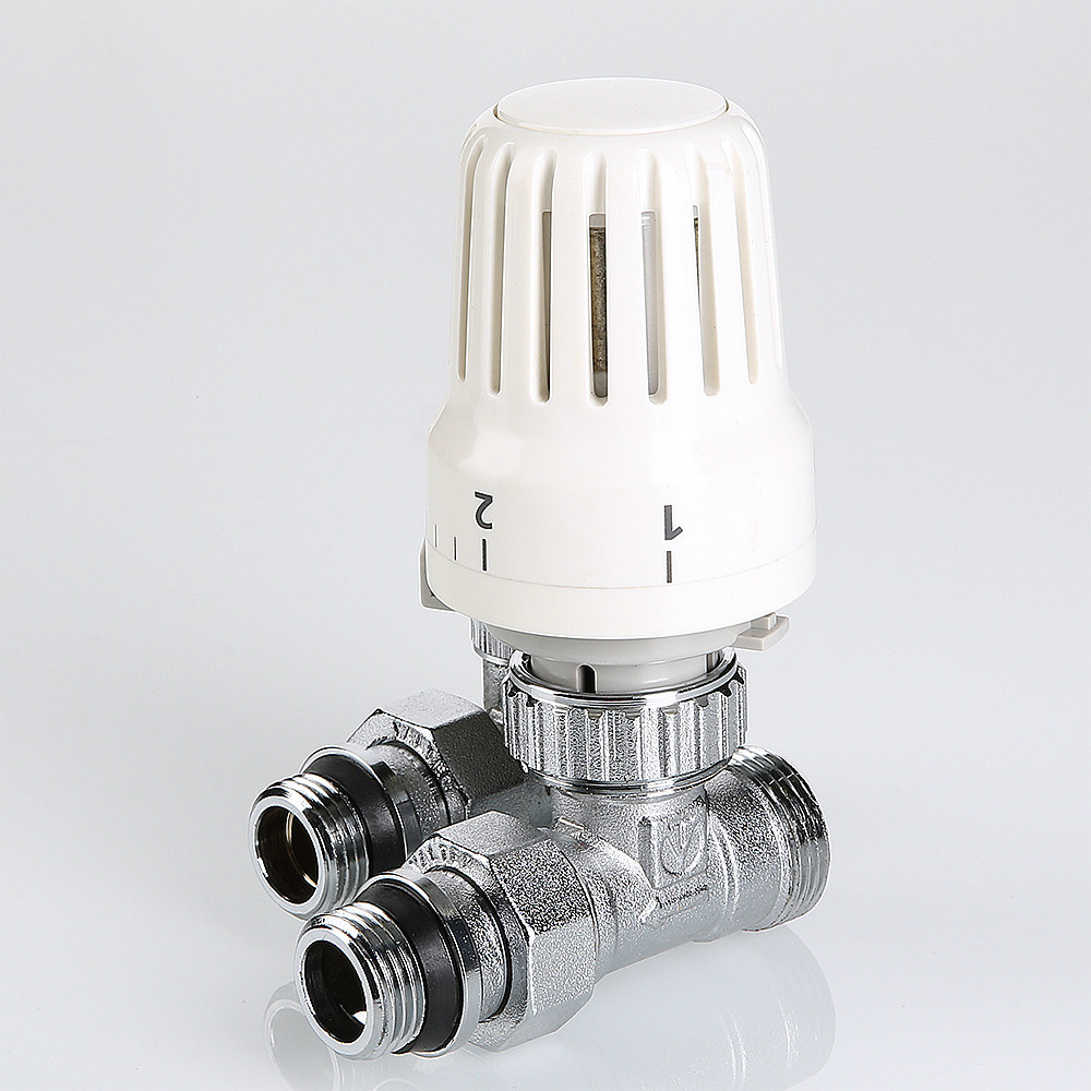 Комплект терморегулирующего оборудования ВН 1/2" x 3/4"ЕК для радиатора прямой VALTEC