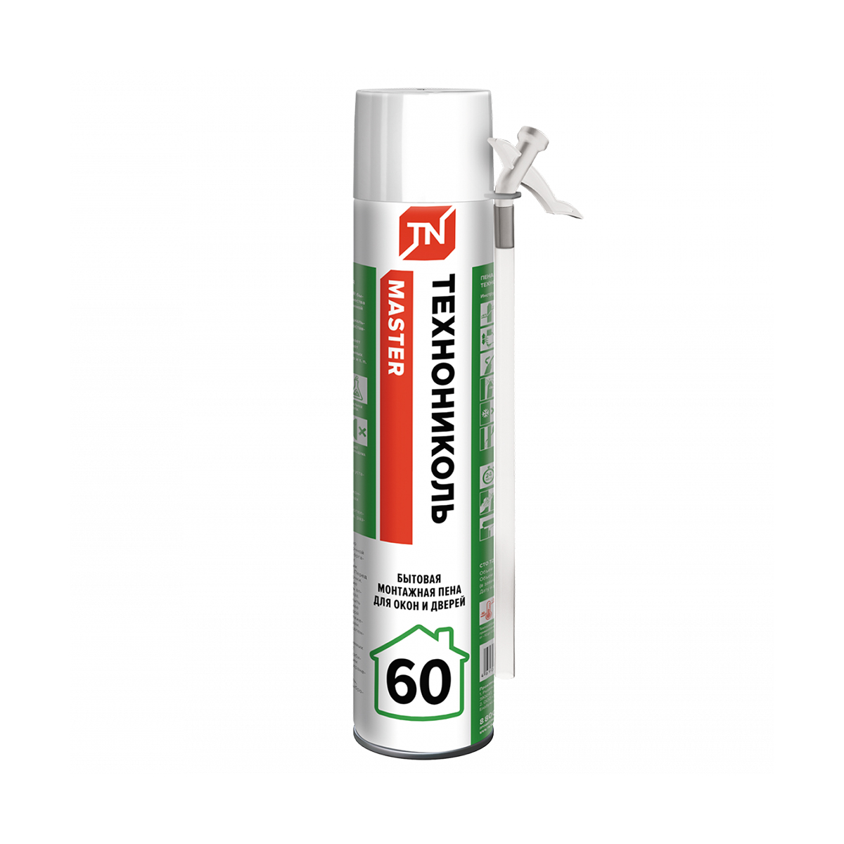 Пена монтажная "master 60" 700 мл (12/672) "технониколь"