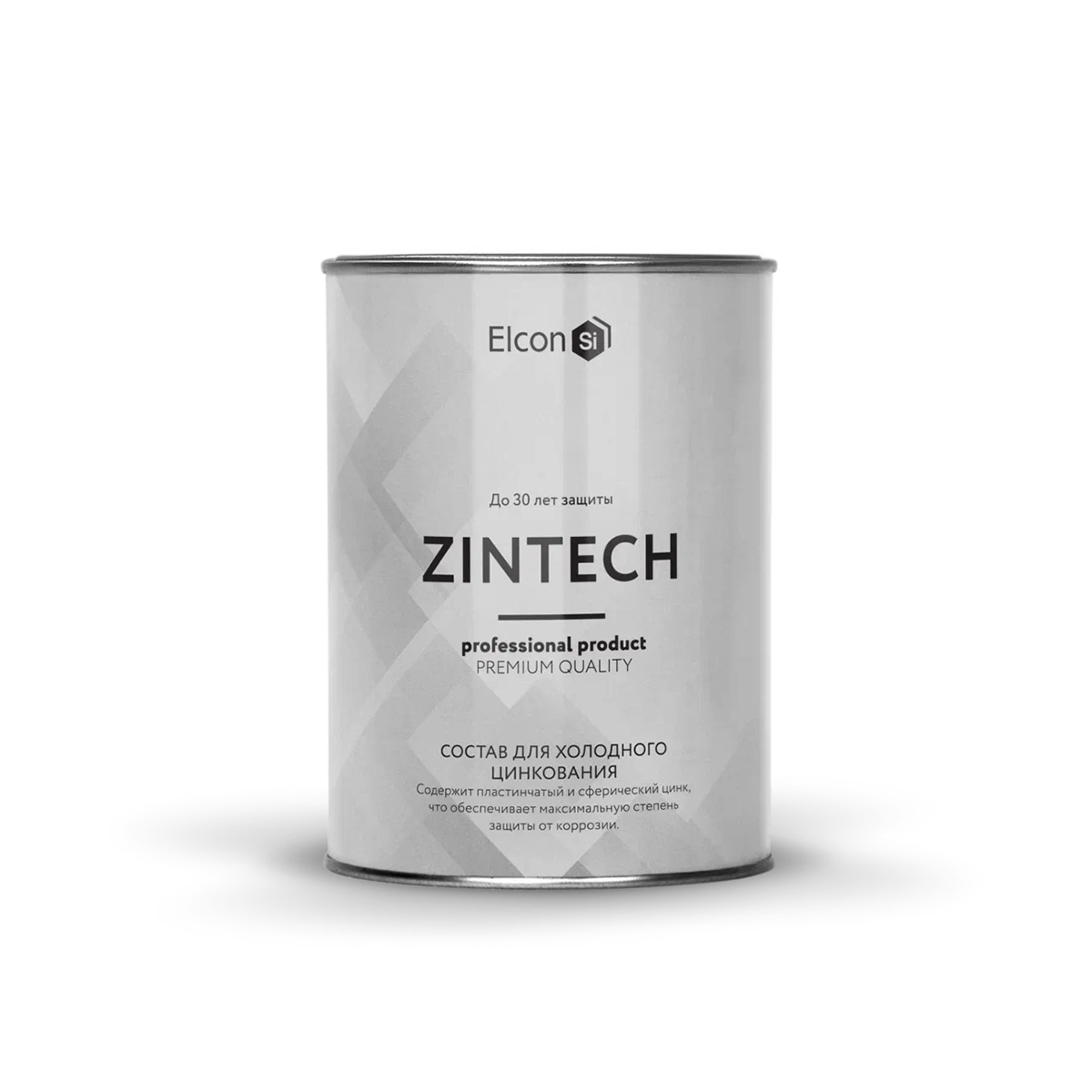 Состав для холодного цинкования "zintech" серый 1 кг (1/12) "elcon"