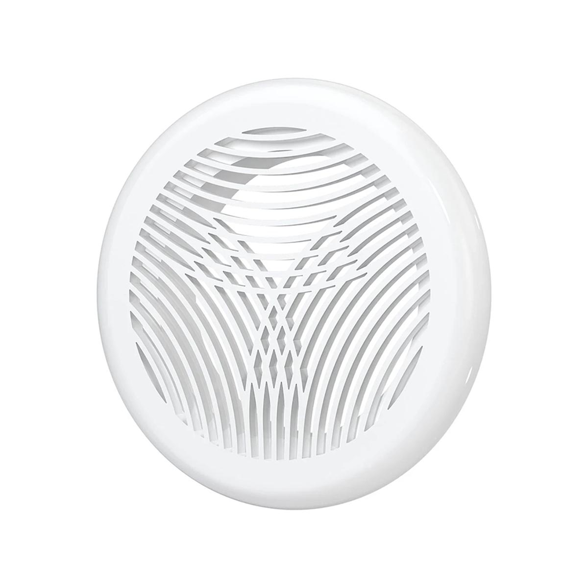 Решетка вентиляц. круглая d 143 мм приточно-вытяжная с фланцем d 100 abc-пластик (1/33) "эра" 10рпкф