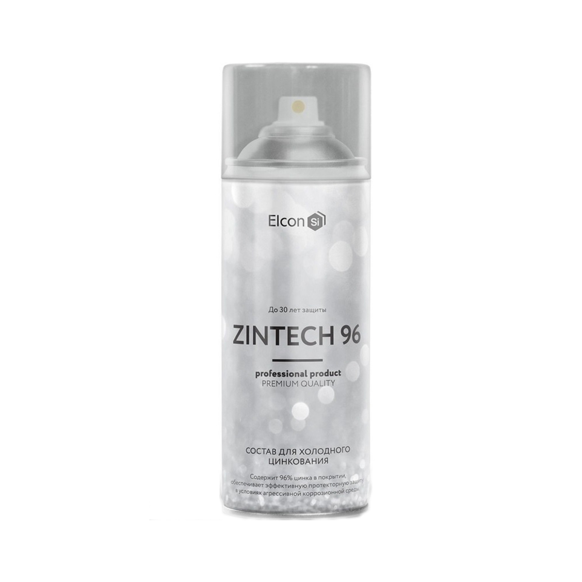 Состав для холодного цинкования аэрозоль "zintech 96" серый 520 мл (1/12) "elcon"