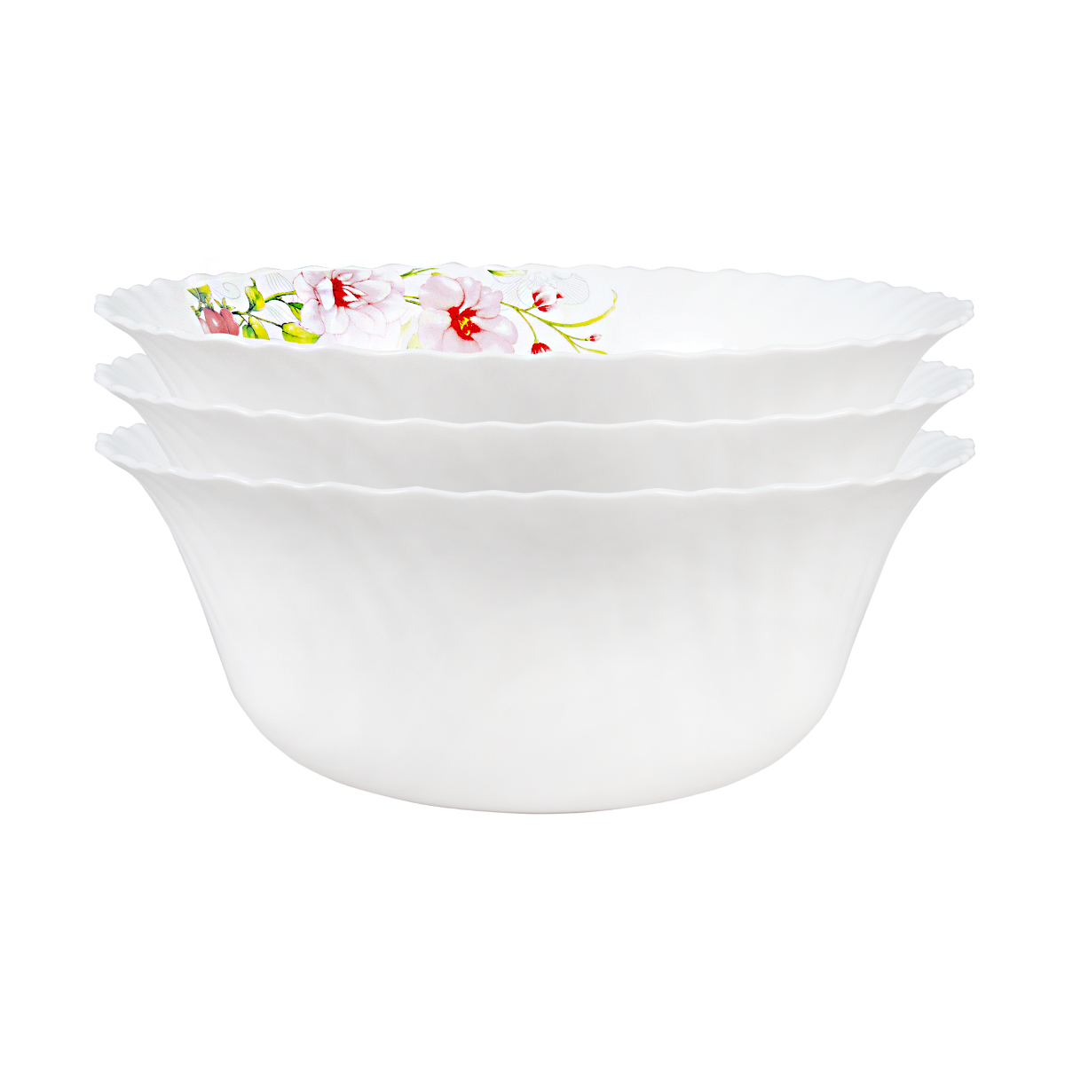 Салатник "opal" camelia 22 см, опаловое стекло (3/24) h06230