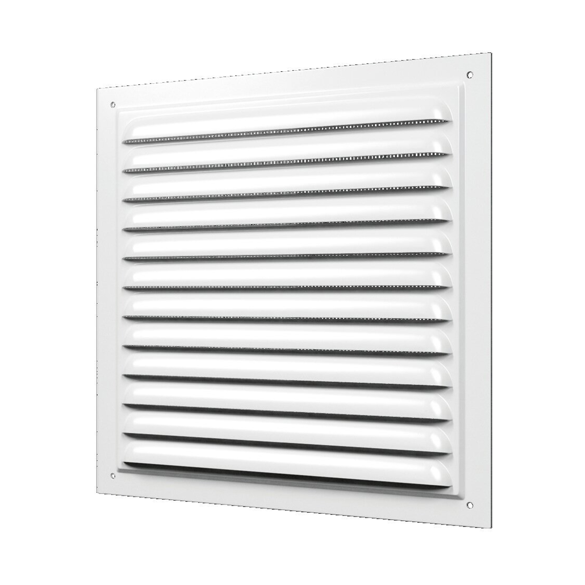 Решетка вентиляц. с сеткой 200 х 200 мм  метал. (1/50) "эра"  2020мэ