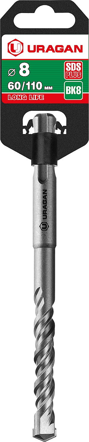 URAGAN 8 х 110 мм, SDS-plus бур (29311-110-08)