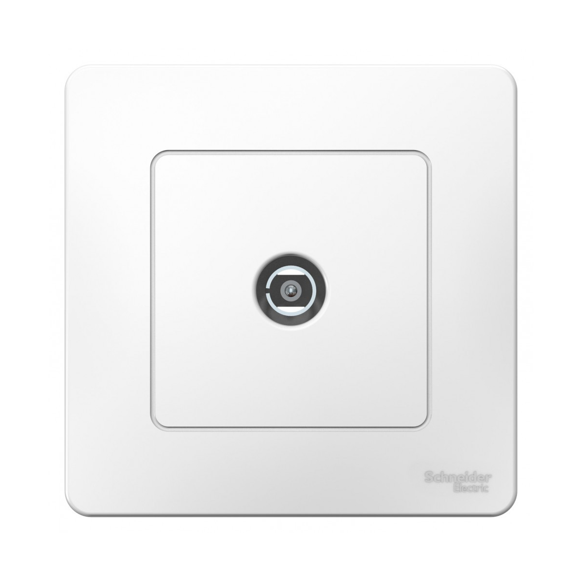 Розетка телевизионная "blanca" коннектор, белый (1/10/60) "schneider"