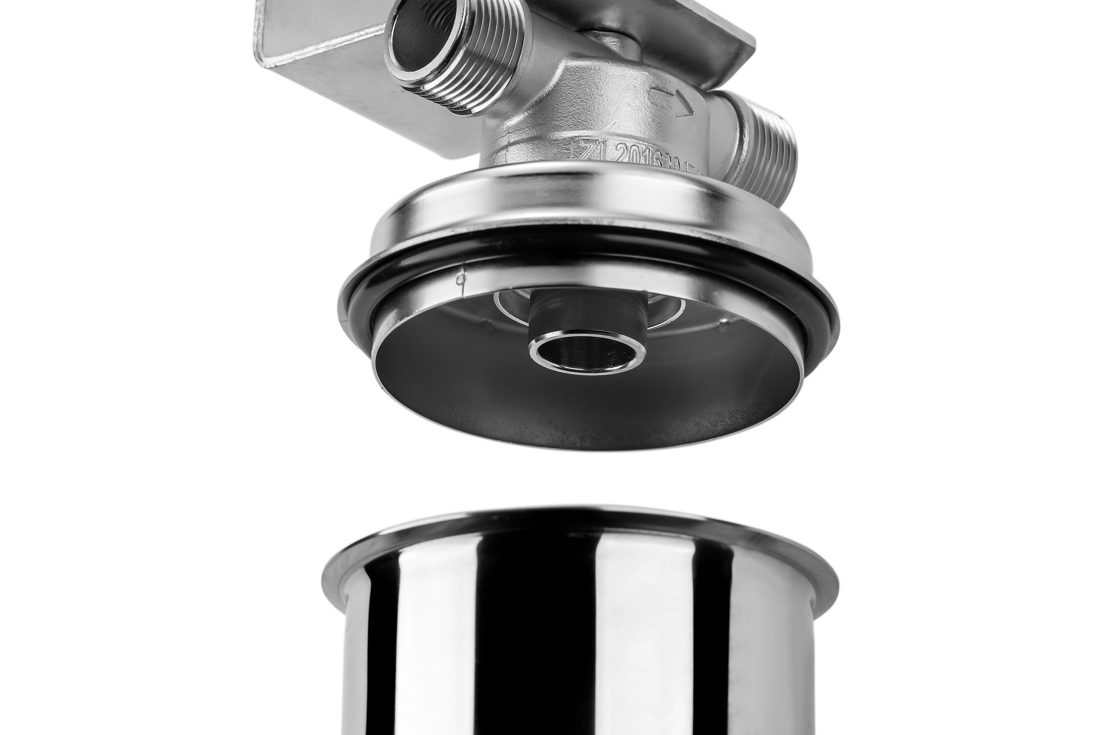 Корпус фильтра Премьер 10SL х 3/4" нерж. сталь для холодной и горячей воды со сливом