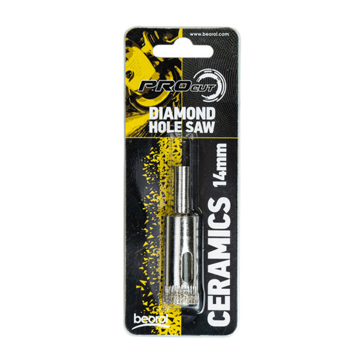 Коронка алмазная по керамике 14 мм (1/35/350) "beorol"