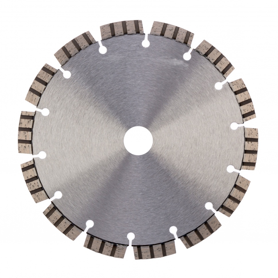 Диск алмазный, 180 х 22.2 мм, лазерная приварка турбо-сегментов, сухая резка Gross (730067)