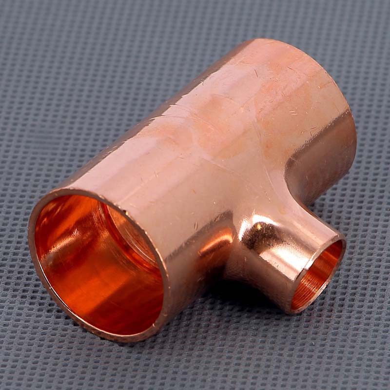 Тройник переходной под пайку 28 х 15 х 28 мм VIEGA медный