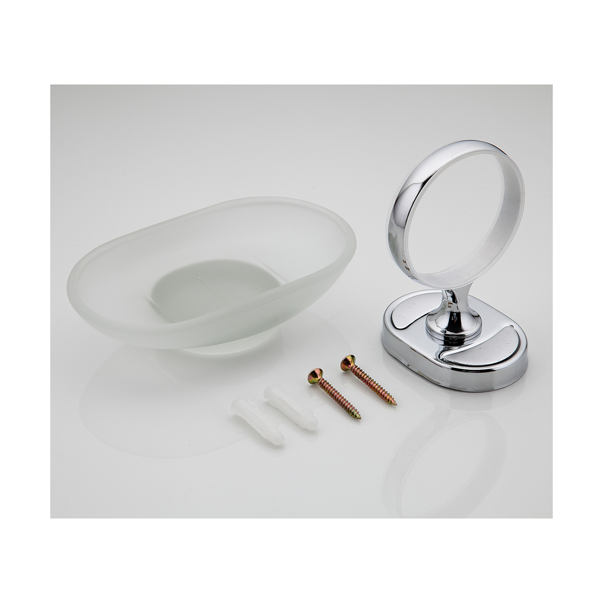 Мыльница с держателем f1902, хром (1/10/80) "frap"