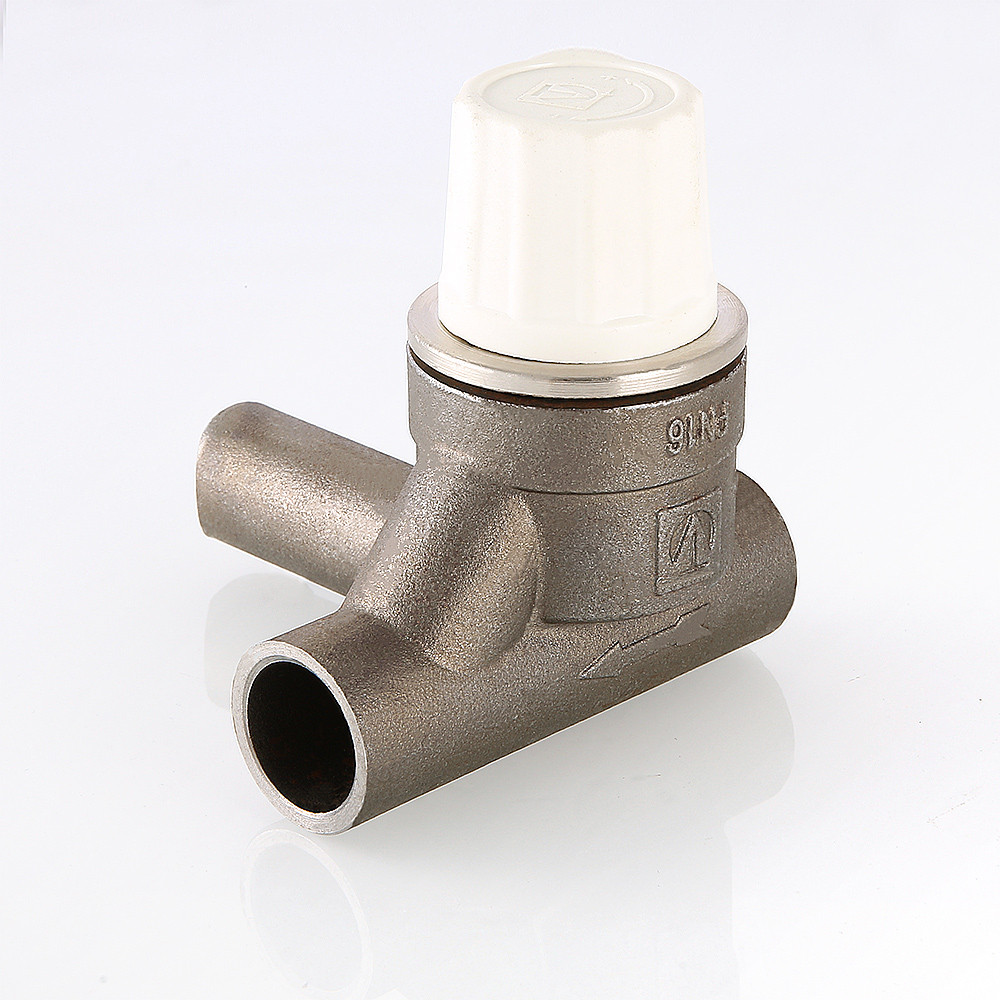 Клапан угловой ВР 26 x 21 x 26 мм термостатический под приварку левый VALTEC