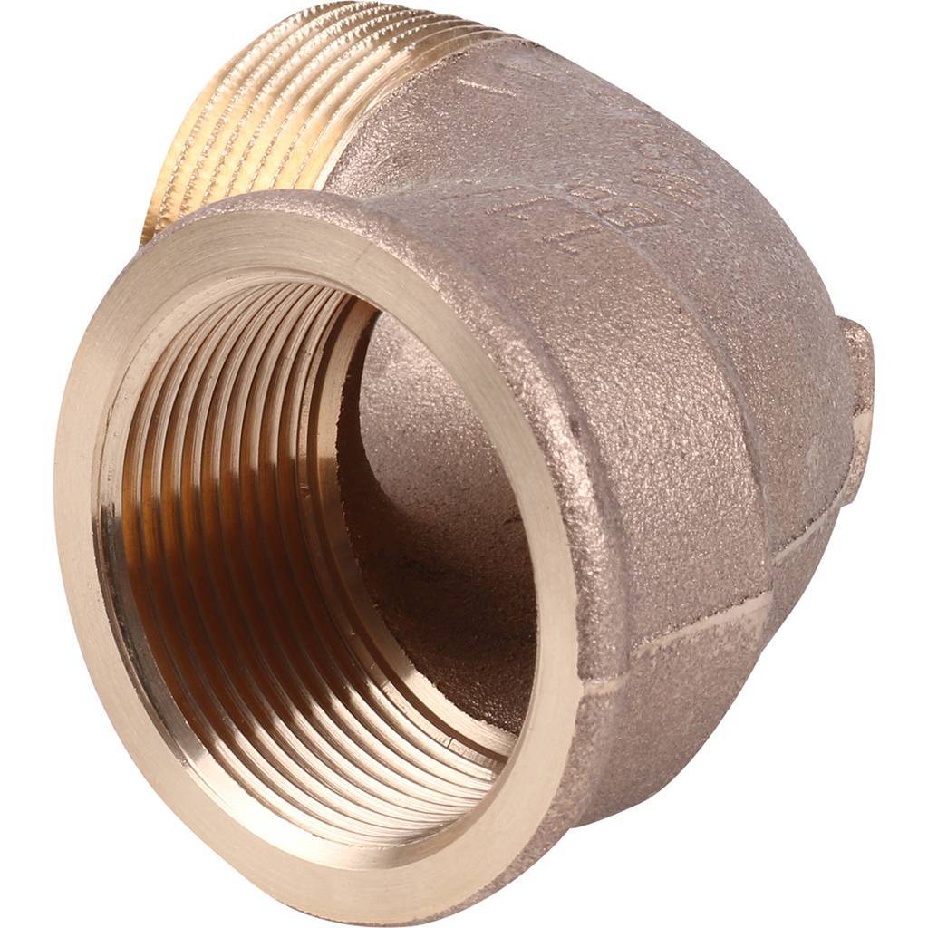 Угол резьбовой 90° ВН 1"1/2 бронза VIEGA (264123)