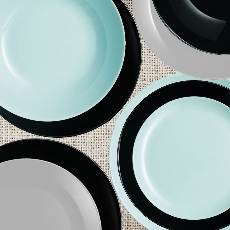 Тарелка десертная "luminarc" diwali black 19 см (12)