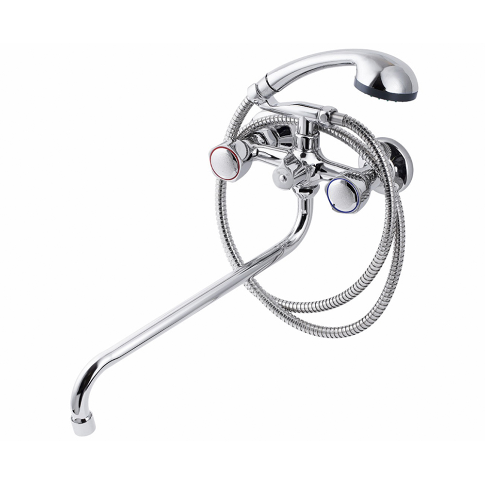 Смеситель для ванн fz 511-a17 длинный излив (1/10) "fauzt"