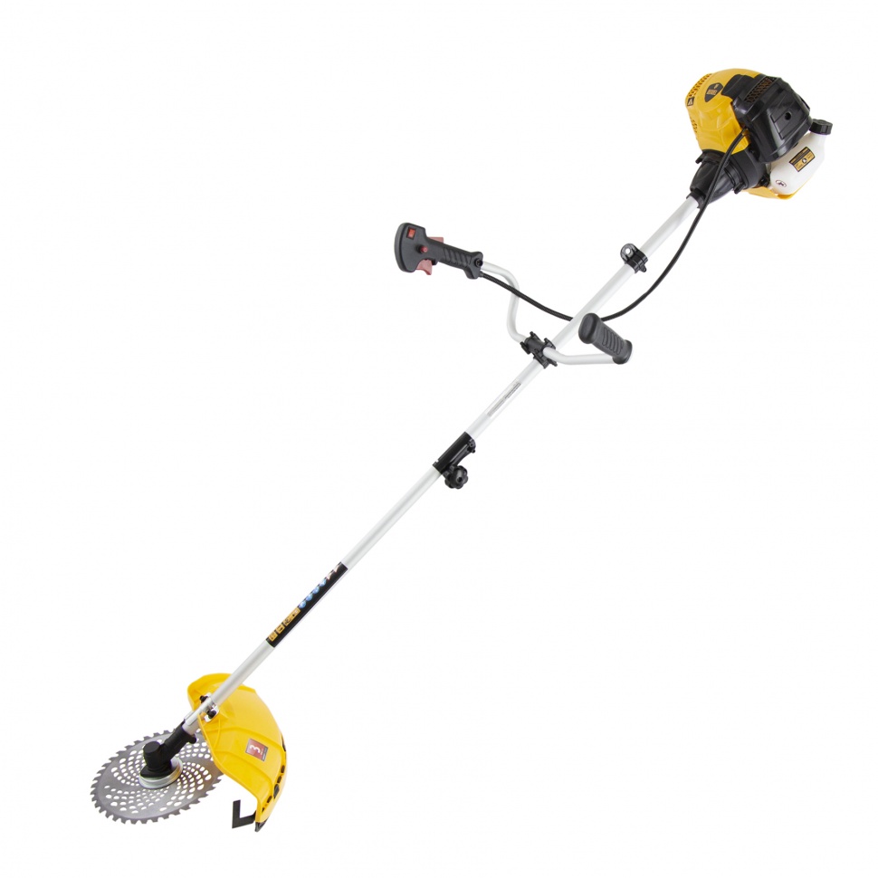 Триммер бензиновый DTL-52S, 52 см3, разъемная штанга, состоит из 2 частей Denzel (96266)