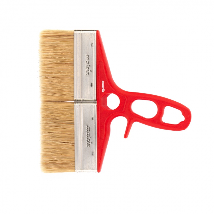 Кисть флейцевая для лаков, 200 x 12, натуральная щетина, пластиковая ручка Color line Matrix (83369)