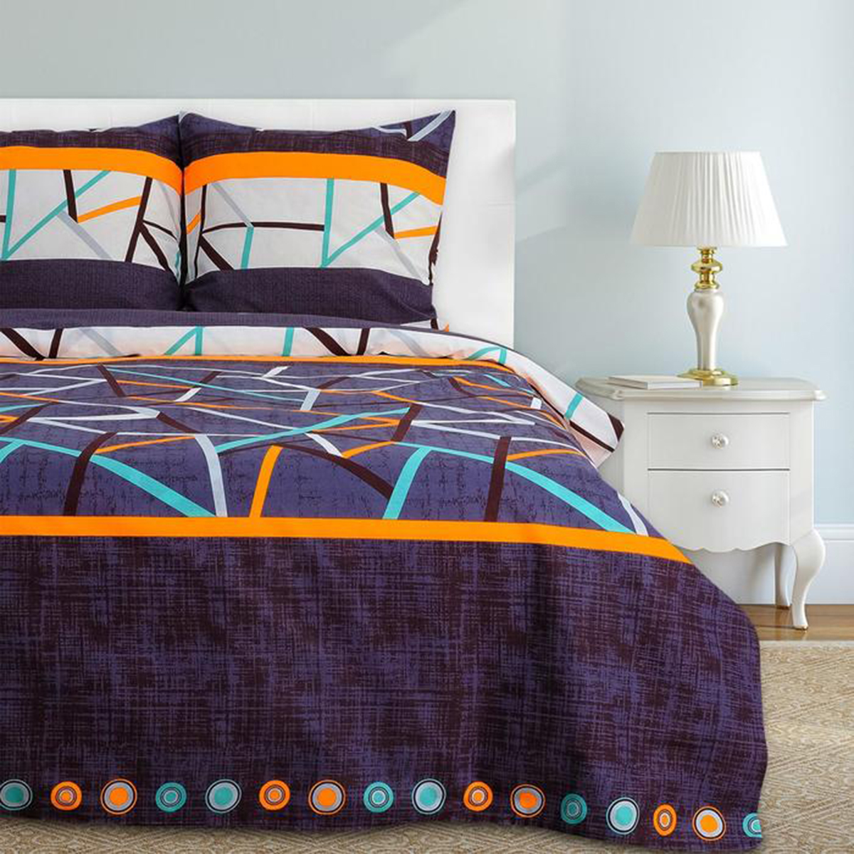 Постельное белье "этель" урбан евро (бязь) (1/5) 2961473