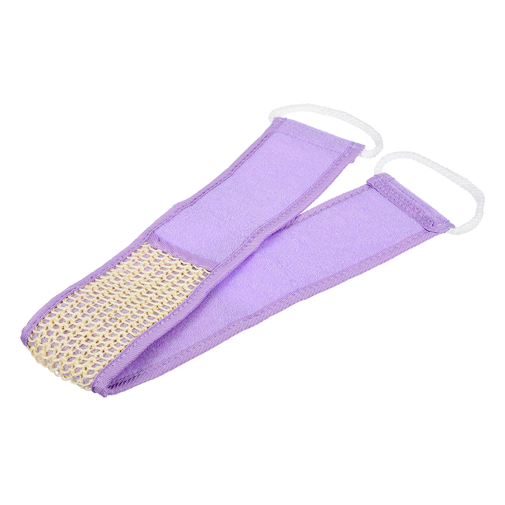 Мочалка из сизаля лента 8*70 см, с веревочными ручками (20) "банные штучки" 40098