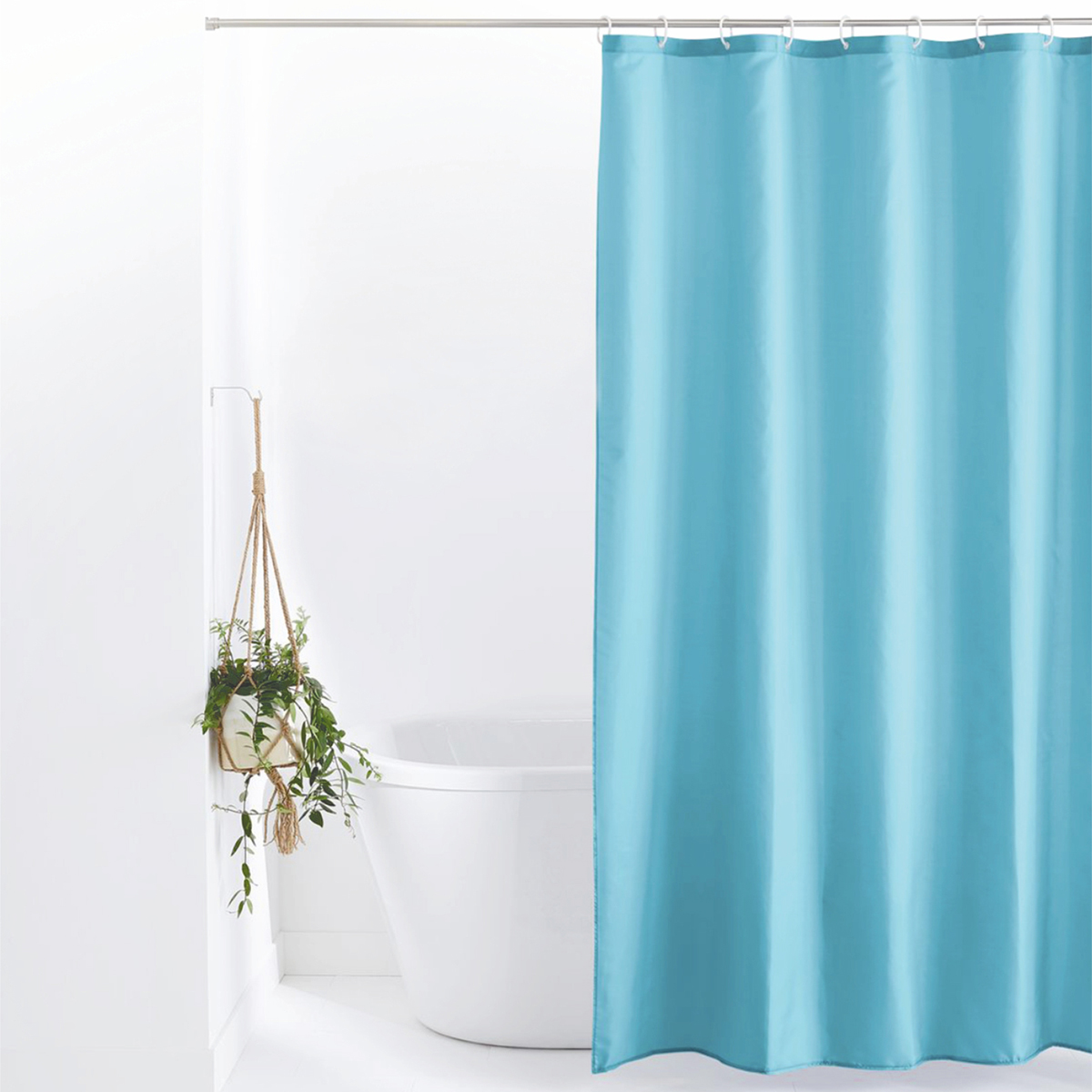 Штора для ванной 180*180 см (пэт) зеленый (1/10/40) "рыжий кот"