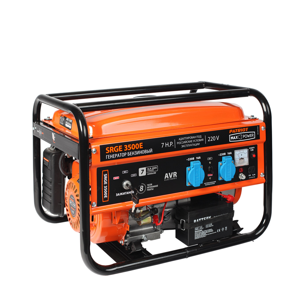 Генератор бензиновый srge-3500e "max power" (1) "patriot" 474103150