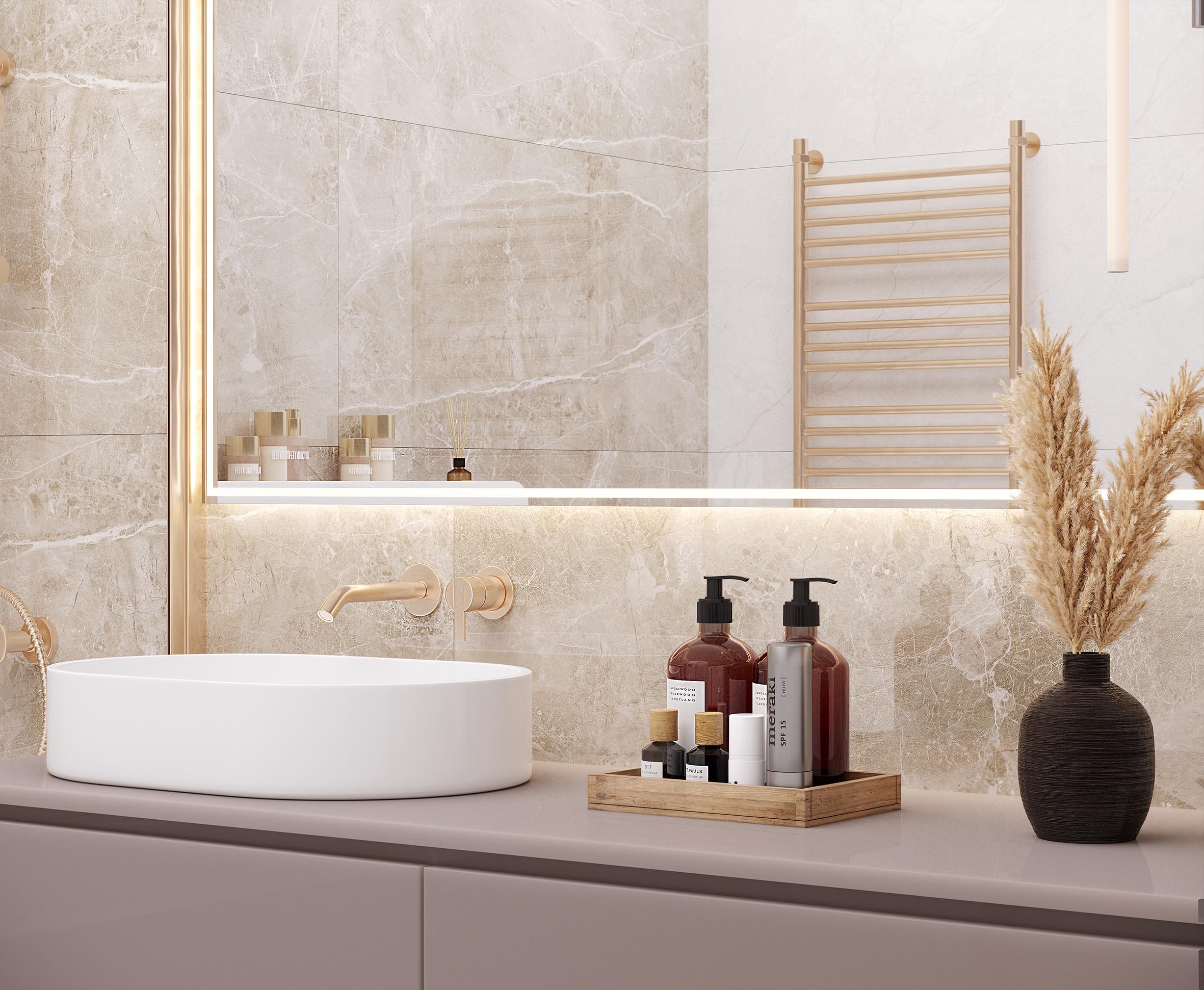 Obsidian taupe керамогранит полированный 60x120