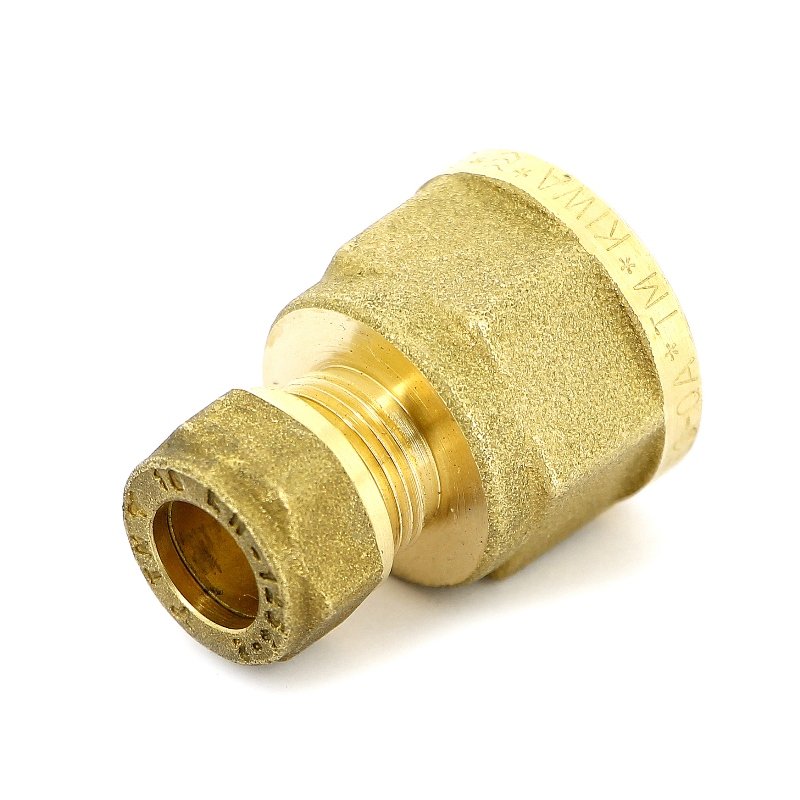 Муфта ВР 10 x 1/2" обжим TIEMME