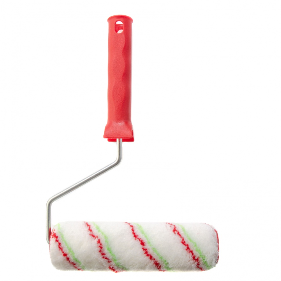 Валик "Эмали" , 180 мм, ворс 12 мм, D - 36 мм, D ручки - 6 мм, полиамид, полиакрил Сибртех (80200)