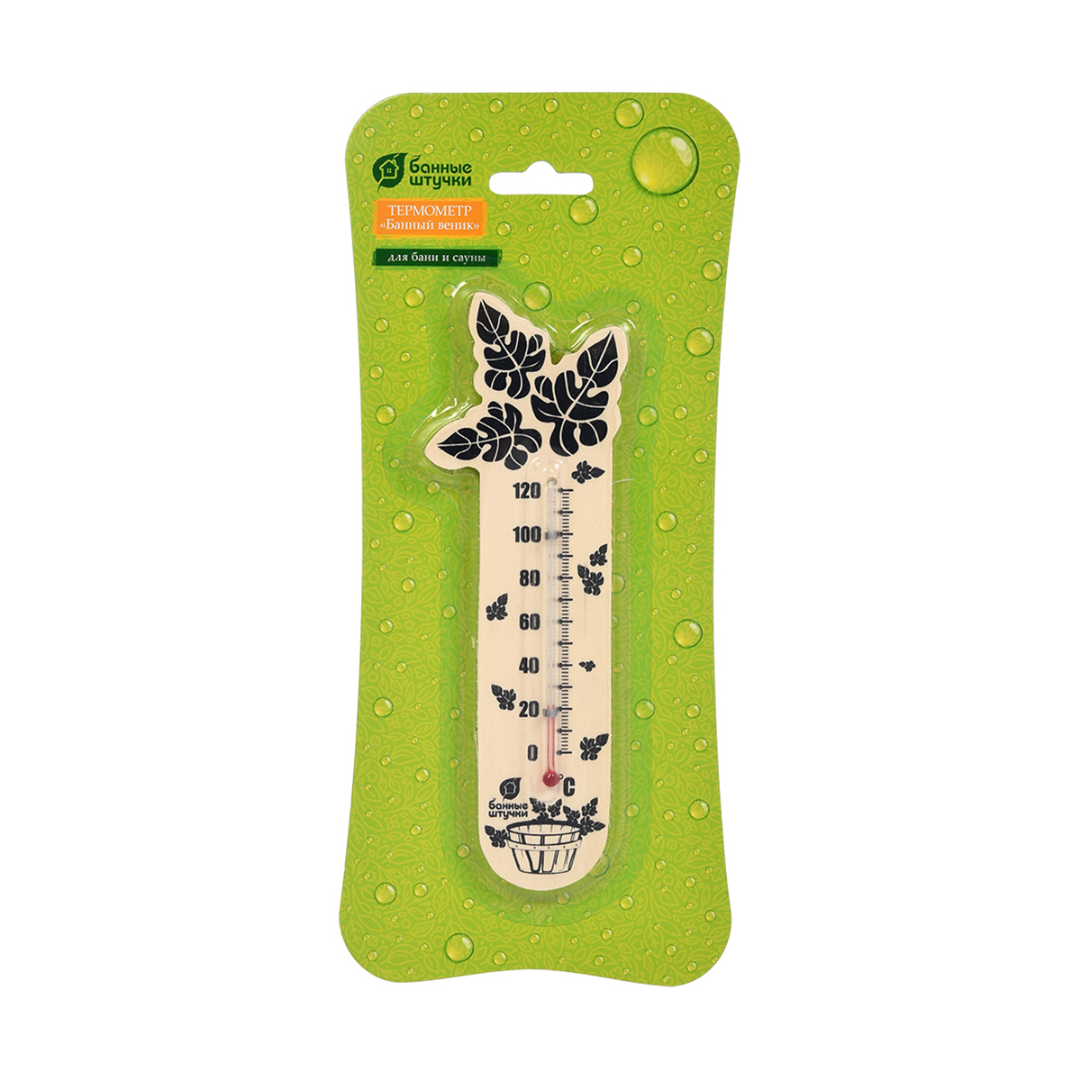 Термометр для бани "банный веник" (1/10) "банные штучки" 18050