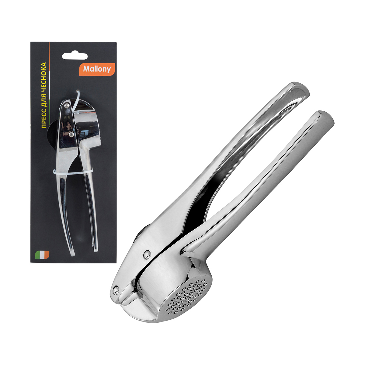 Пресс для чеснока "semplice" хром. (1/12/24) "mallony"