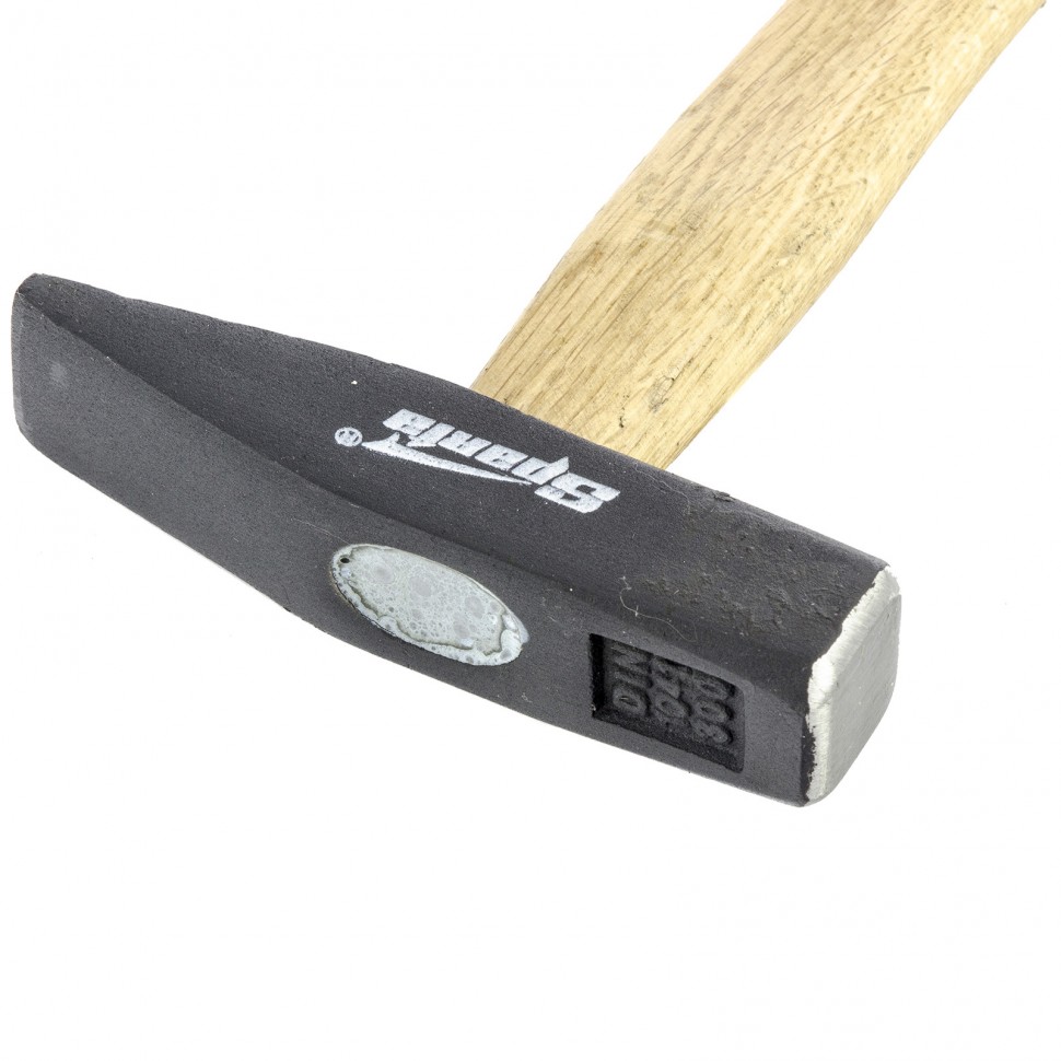 Молоток слесарный, 300 г, квадратный боек, деревянная рукоятка Sparta (102065)