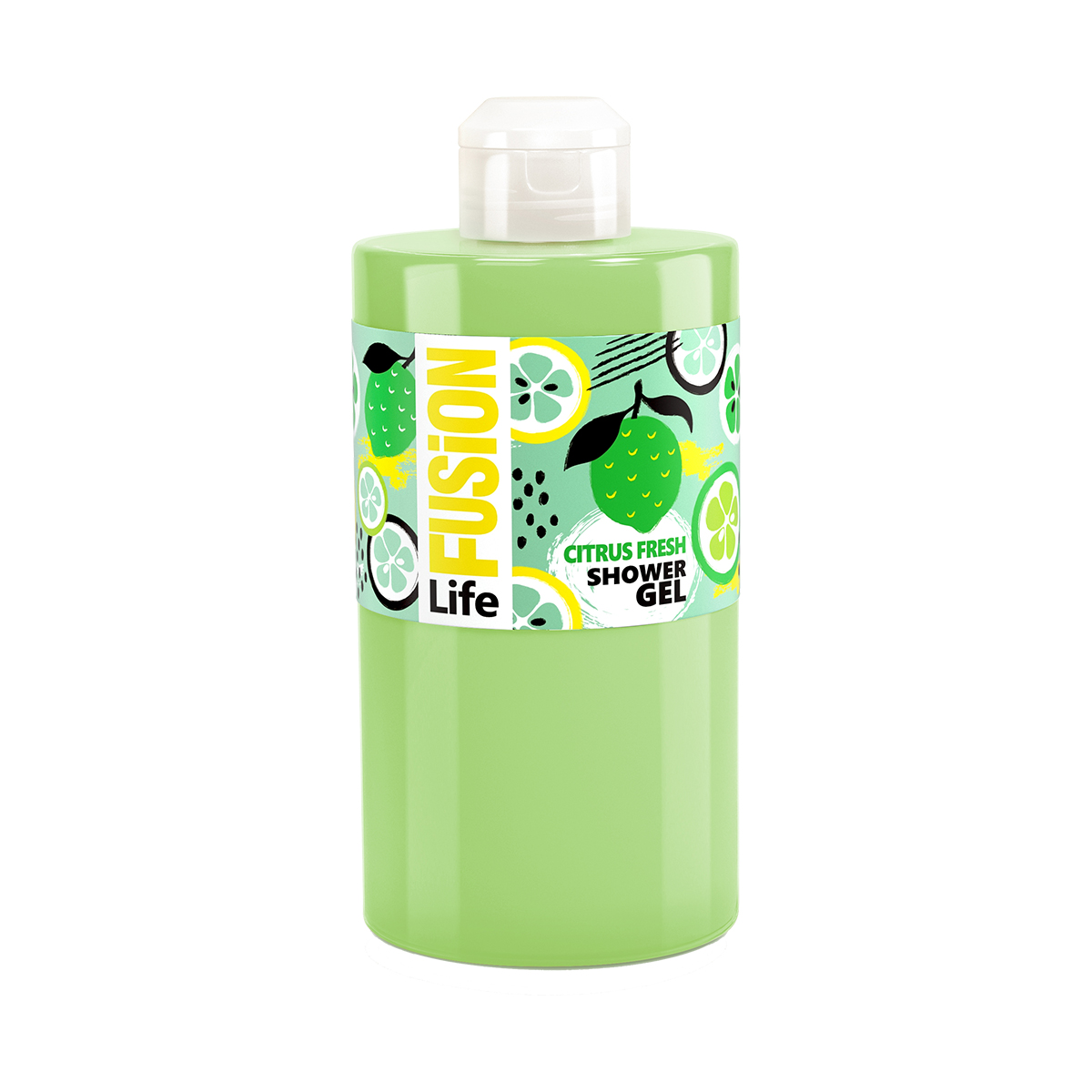 Гель для душа "цитрусовый фреш" 460 мл (1/8) "life fusion"