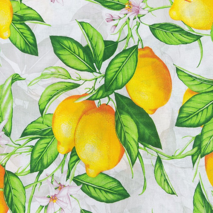 Постельное белье "этель" лимонное утро 1,5 сп. (бязь) (1/7) 4484425