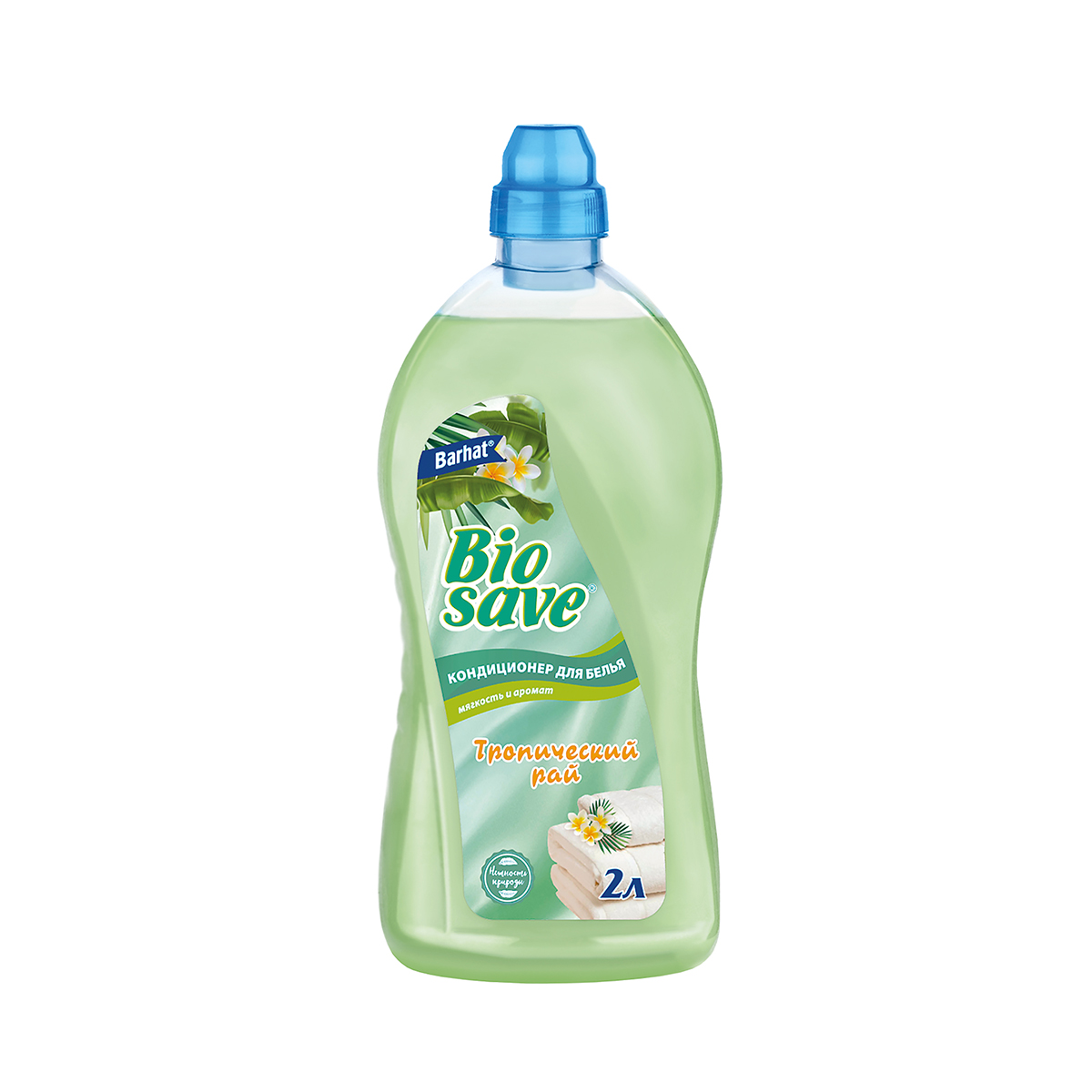Кондиционер для белья "бархат biosave" (тропический рай) 2 л (1/10)