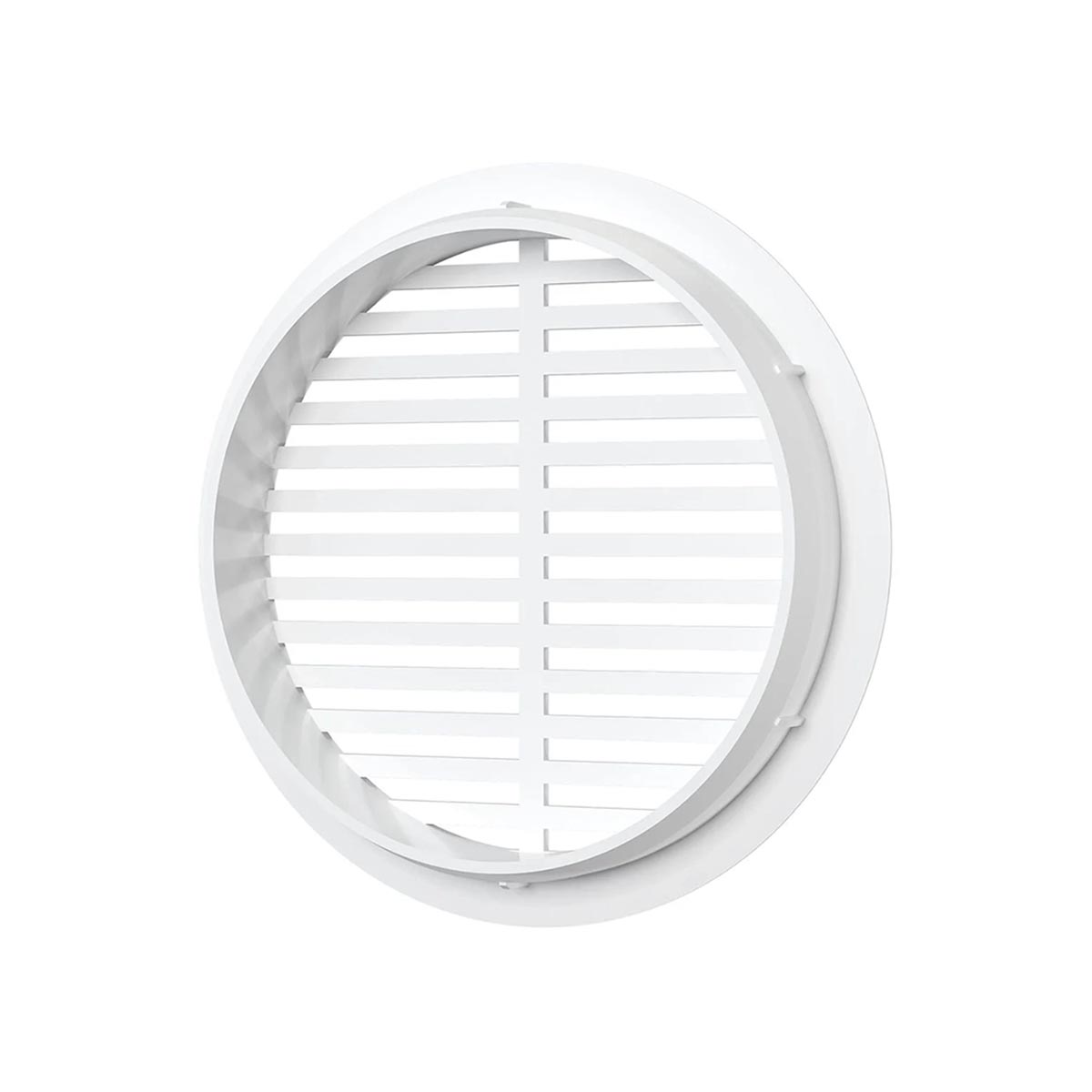 Решетка вентиляц. переточная круглая d 50 мм с фланцем d 45 (4 шт.) пласт. (1/125) "эра" 05дп 1/4