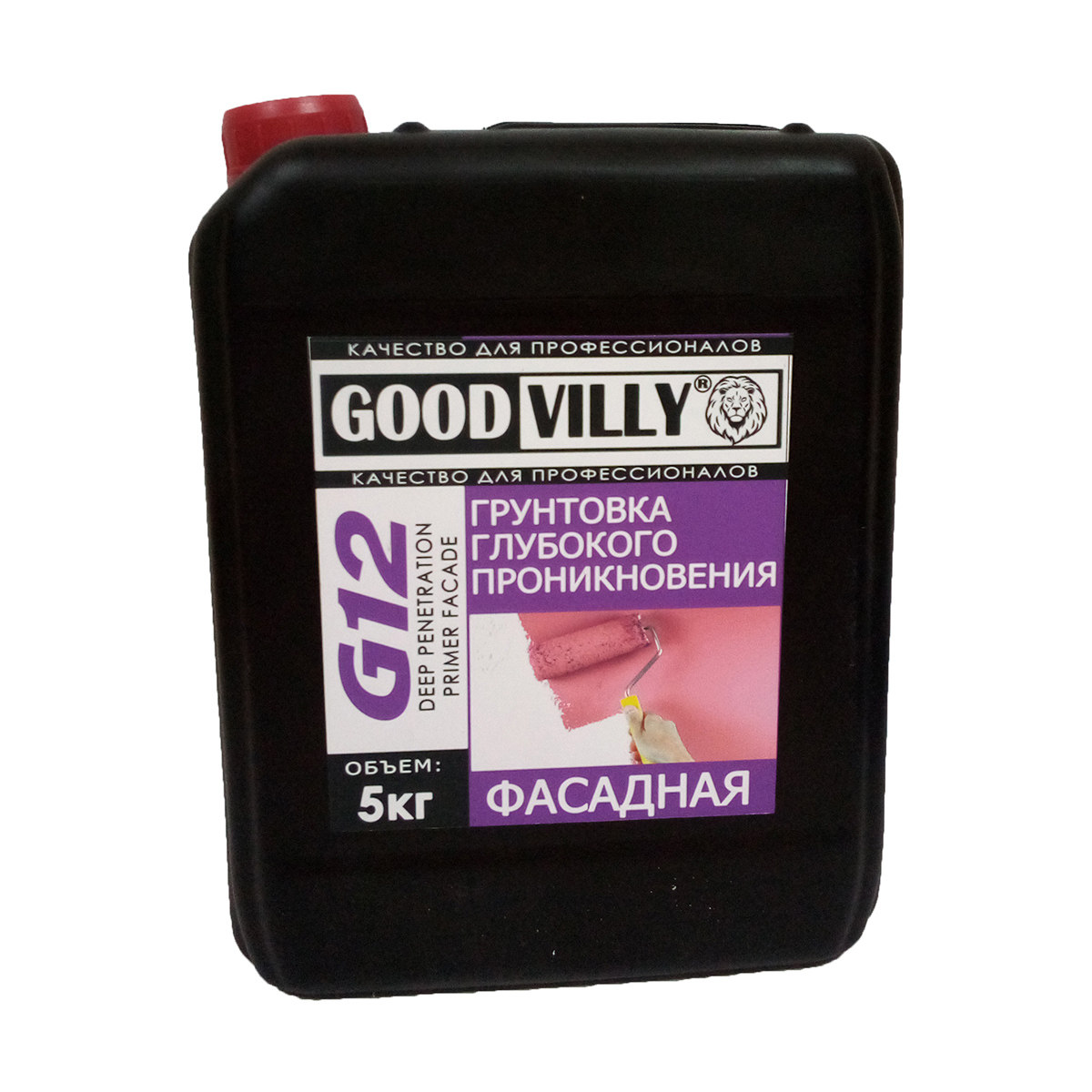 Грунтовка глубокого проник. фасадная g12  5 кг (1) "good villy"