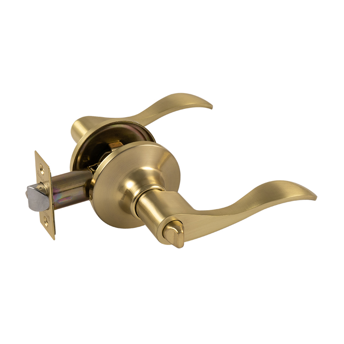 Защелка зв1-03 isparus (фиксатор) матов. золото (1/20) "нора-м"