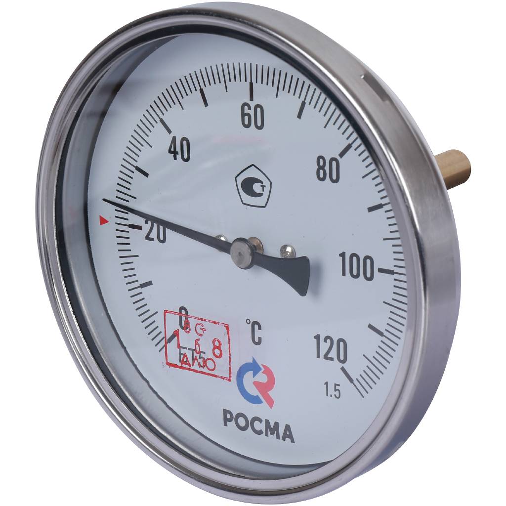 Термометр БТ- 51.211 100/64 (1/2", 0-120'С, 1,5) РОСМА