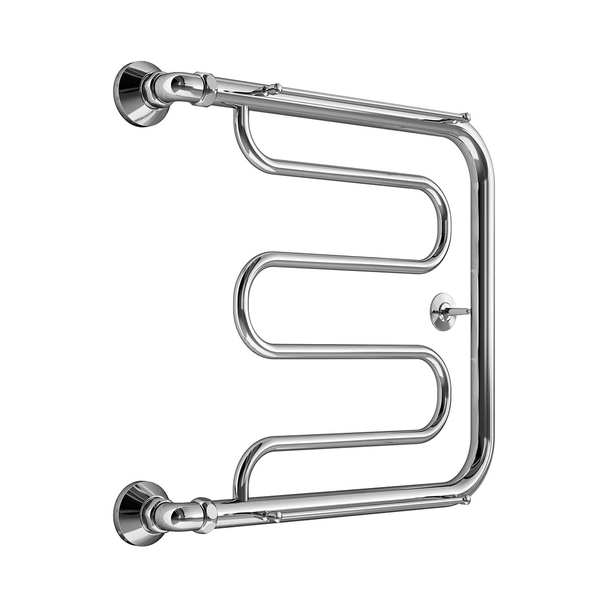 Полотенцесушитель водяной вид 25 "фокстрот" 500*600 (хром) (1) "маргроид"