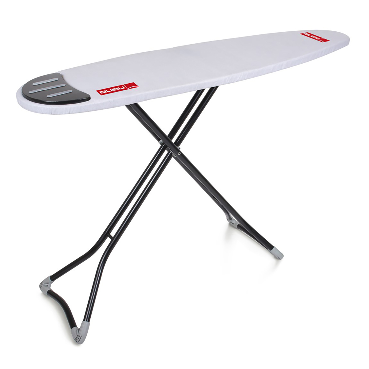 Доска гладильная "нано p" 140 х 38 см (1/4)  металл (черный)