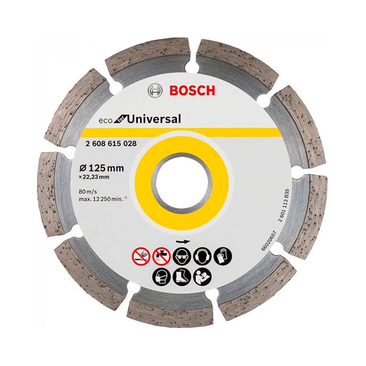 Круг отрезной алмазный универс. "eco universal" 125 х 2,0 х 22,2 мм (1) "bosch" 2608615028