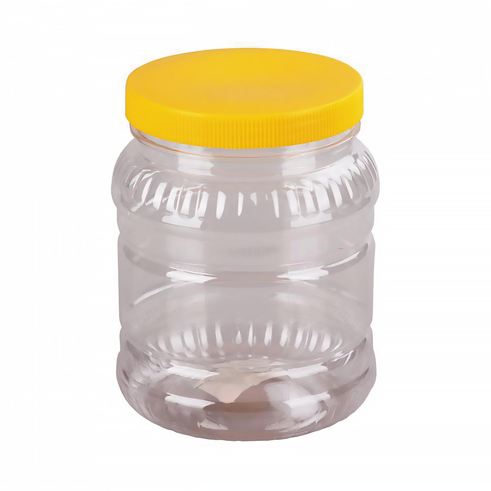 Банка пэт  1 л  с крышкой (1/12) "альтернатива" м470