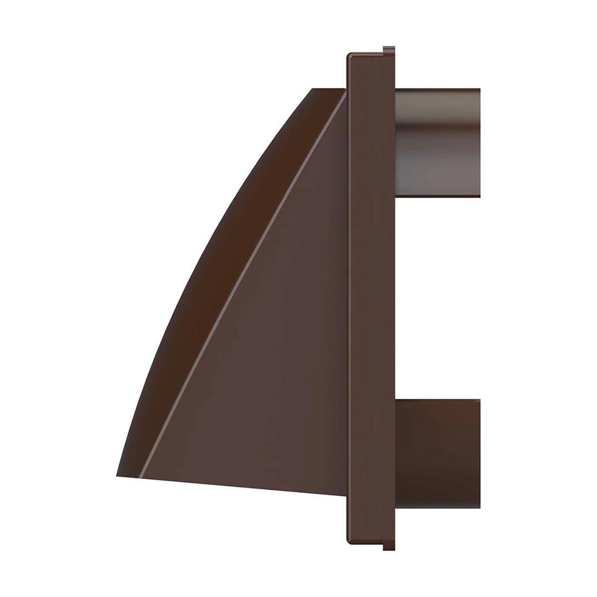 Выход стенной вытяжной с обратным клапаном 150 х 150 мм с фланцем d125 (1/20) "эра" 1515к12,5фв кор