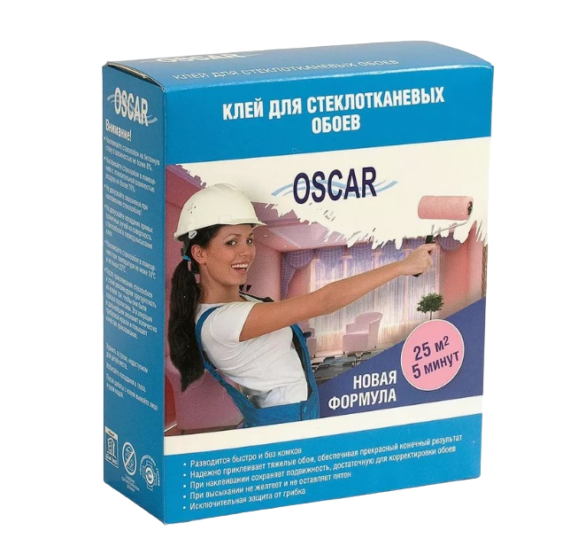 Сухой клей для стеклотканевых обоев Oscar 800 г (25 м2)