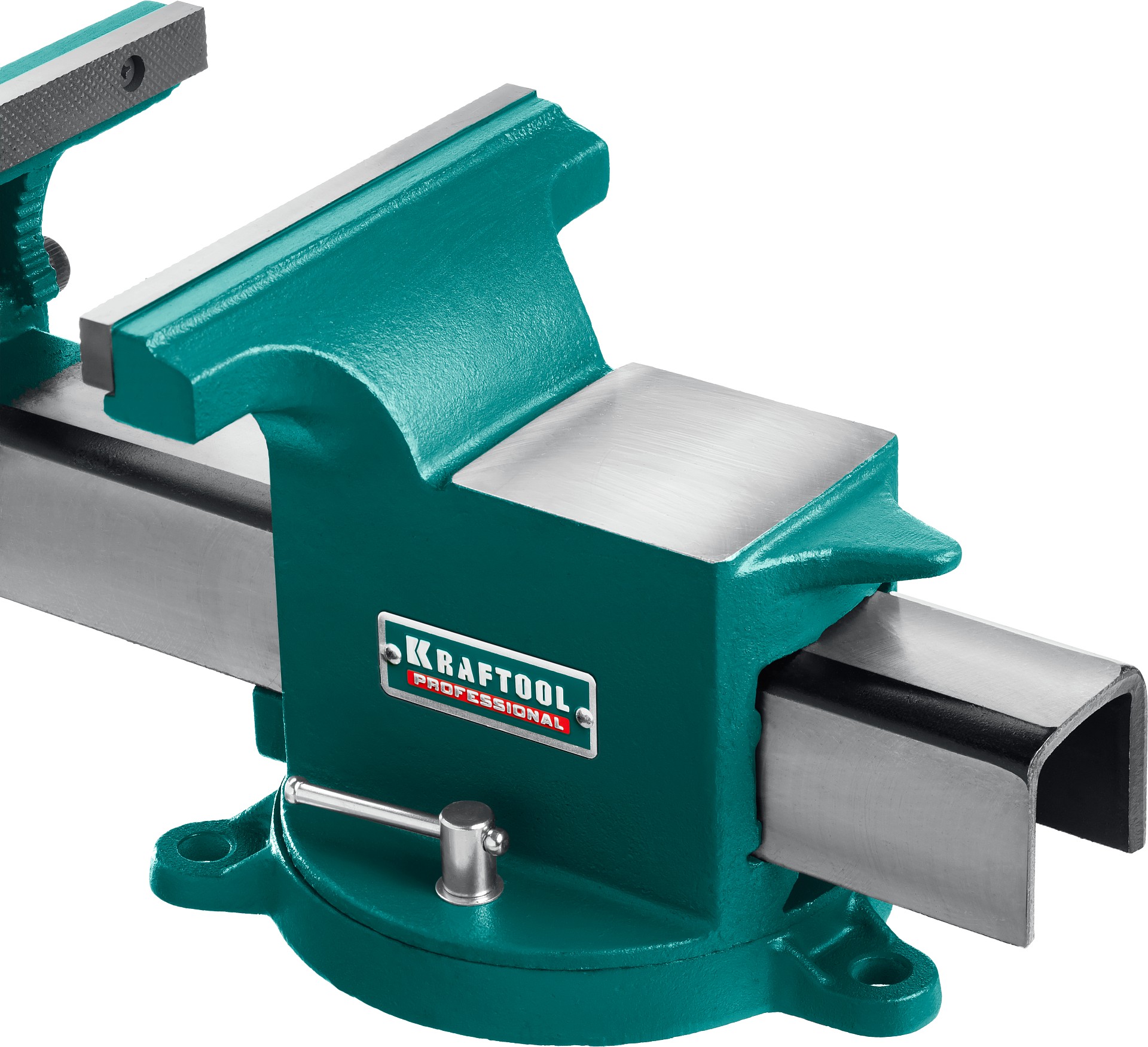 KRAFTOOL Steel, 125 мм, стальные слесарные тиски (32701-125)