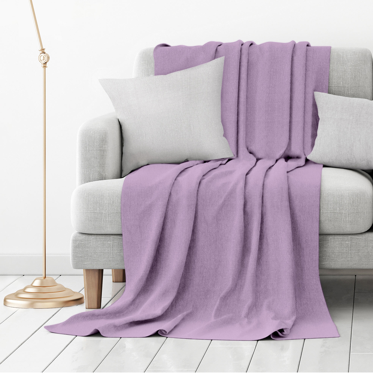 Покрывало "волшебная ночь" 200*220 см (лаванда)