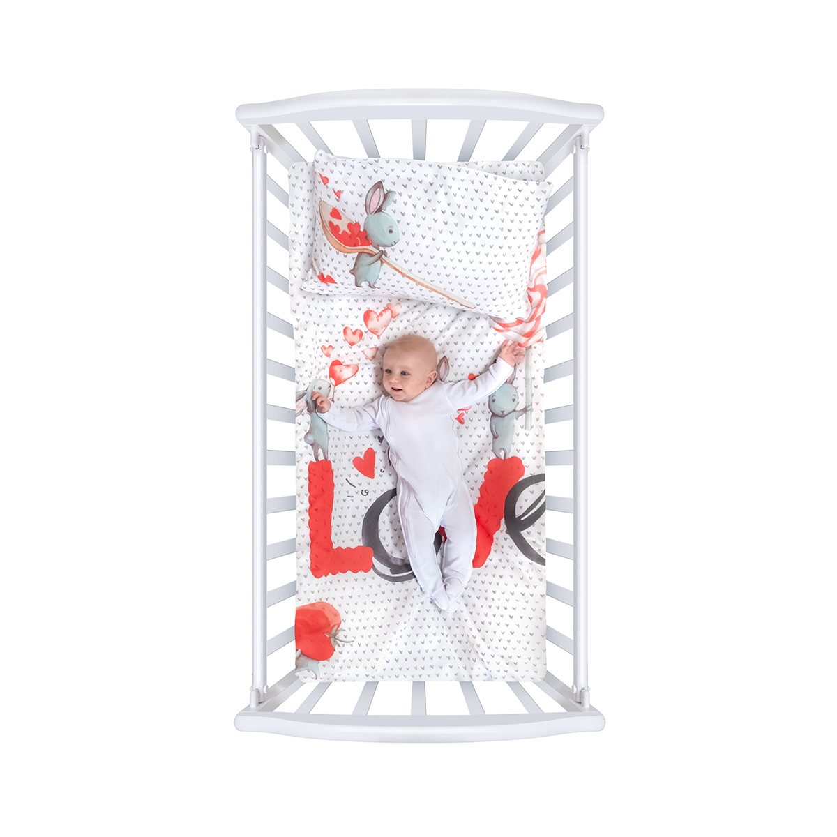 Постельное белье "облачко" для новорожденных candy (бязь-люкс) (1)