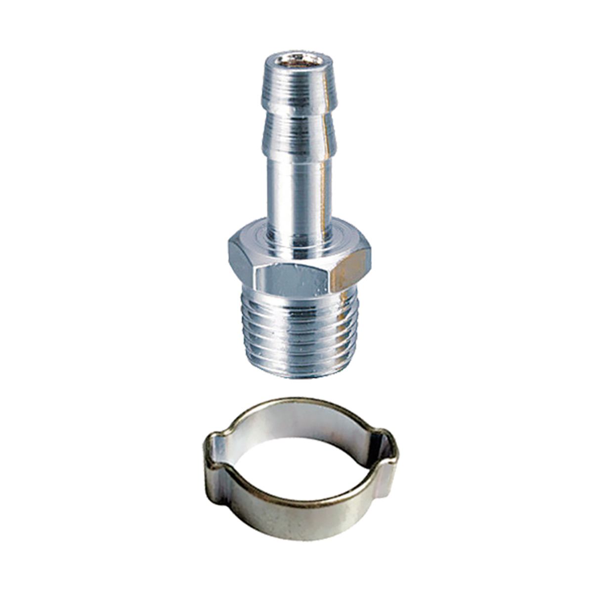 Переходник для компрессора (1/4"м - елочка 10 мм) с обжим. кольцом (1) "fubag" 180265