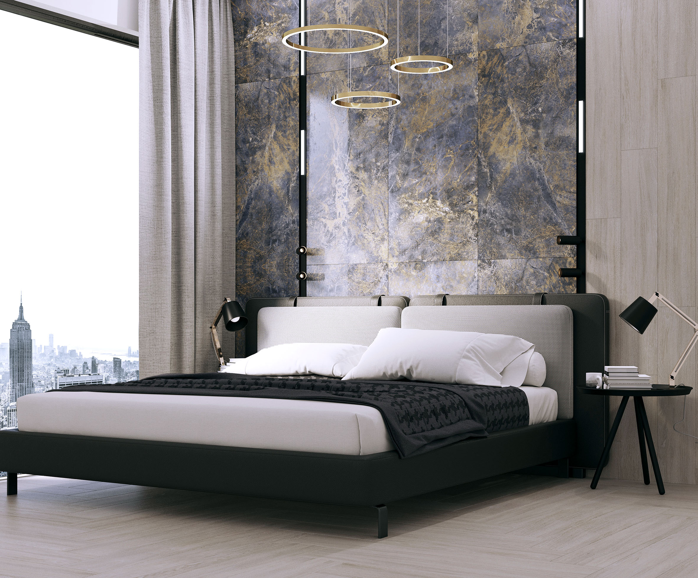 Krazzy blue керамогранит полированный 60x120